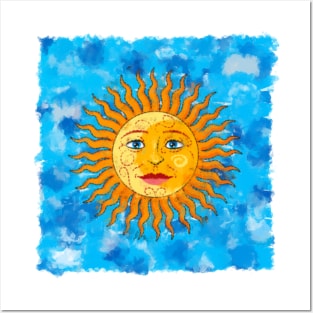 Summer sun painting Posters and Art